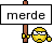 plainte Merde